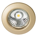 Einbaustrahler DOWNLIGHT C 1830, � 8cm, starr, Gold matt