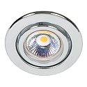 Einbaustrahler DOWNLIGHT C 3840, � 7cm, schwenkbar, Chrom