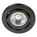 Einbaustrahler DOWNLIGHT C 3840, � 7cm, schwenkbar, schwarz