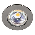 Einbaustrahler DOWNLIGHT C 3860, � 5.5cm, starr, schwarz-Chrom