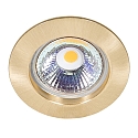Einbaustrahler DOWNLIGHT C 3860, � 5.5cm, starr, Messing geb�rstet