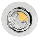 Einbaustrahler DOWNLIGHT D 3830, � 8.8cm, schwenkbar, Chrom