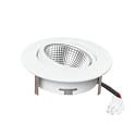 downlight 5068 ECO FLAT SCCT 38� DIM C round, swivelling, CCT Switch IP40