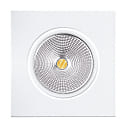 LED Downlight 5068Q ECO FLAT SCCT DIM C, IP40, eckig, 7.5W 2700/3000/4000K 38�, CRi >90, schwenkbar, dimmbar