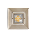 downlight A 5068 T FLAT RQ LED swivelling, square, brushed nickel, powder coated dimmable