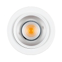 spot 9W DS round IP20, white matt dimmable