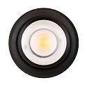 LED Spot 9W DS, rund, 14-41�, 9W, 4000K, 700lm, IP20, dimmbar, schwarz matt