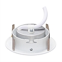 nobil� LED Einbau-Downlight 5068 ECO DOB, IP40, � 8.8cm, 6W 3000K 570lm 38�, durchverdrahtet, dimmbar, schwenkbar, wei� matt