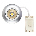 LED Downlight 5068 ECO DOB, rund, 38�, 8W, 4000K, IP40, dimmbar, chrom matt