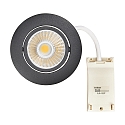 downlight 5068 ECO DOB round, swivelling, incl. driver, set of 1 IP40, black matt dimmable