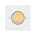 LED Downlight A 5068Q T FLAT BIO, eckig, 38�, 8W, 4000K, IP40, dimmbar, wei� matt