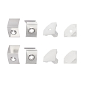 replacement kit CORNER 2 TP/OP, silver, white