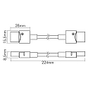 nobil� Zubeh�r f�r Flexible LED SMD 3528 - IP67 Verbinder, flexibel, 5er Set