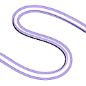 nobil� fully siliconised LED strip NEON 1516 3D 4-pole, RGB white