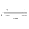 nobil� Outdoor LED Strip FLEXIBLE LED COB 528, IP67, 24V, 10W/m, CRi >90, dimmbar, 500cm, 4000K, 850lm/m