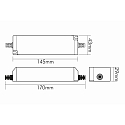 nobil� LED Betriebsger�t EL-44-1050, 220-240V AC, sek. 25-40V DC / 1050mA Kontantstrom, 28-44W, 1-10V/PWM dimmbar