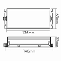 nobil� Outdoor LED Betriebsger�t, IP67, sek. 24V DC, SK1, schaltbar, Metallgeh�use, 2x 300 Anschlusskabel (offen), 0-74,4W