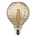 LED Leuchtmittel DECO G125 AVRA, E27, 2W, 2200K, 200lm, nicht dimmbar, bernstein