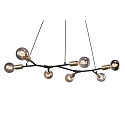 Nordlux Pendant luminaire JOSEFINE, 7 flames, E27, IP20, black