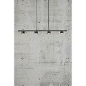Nordlux LED Pendelleuchte CLYDE Balken, 4-flammig, 4x 5W, 2700K, 4x 350lm, IP20, 3-Step MOODMAKER, schwarz