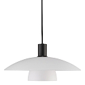 Nordlux Pendelleuchte VERONA, E27, IP20, schwarz, Glas opal wei�