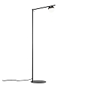 Nordlux Floor lamp CONTINA, G9, IP20, glass opal white, black