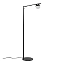 Nordlux Floor lamp CONTINA, G9, IP20, glass opal white, black