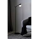 Nordlux Floor lamp CONTINA, G9, IP20, glass opal white, black