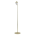 Nordlux Floor lamp CONTINA, G9, IP20, glass opal white, brass
