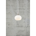 Nordlux Pendant luminaire NOTTI, E27, IP20, glass opal white, gray