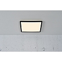 Nordlux LED Bad-Deckenleuchte OJA SQUARE 29 SCENE SELECT, IP54, mit Nachtlicht, 14.5W 3000/4000K 1600lm 120�, schwarz