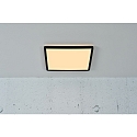 Nordlux LED Bad-Deckenleuchte OJA SQUARE 29 SCENE SELECT, IP54, mit Nachtlicht, 14.5W 3000/4000K 1600lm 120�, schwarz