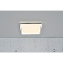 Nordlux LED Bad-Deckenleuchte OJA SQUARE 29 SCENE SELECT, IP54, mit Nachtlicht, 14.5W 3000/4000K 1600lm 120�, wei� + Chrom