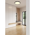Nordlux ceiling luminaire OJA SMART 60 tunable white, Bluetooth controllable IP20, black matt dimmable