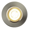 Nordlux Outdoor LED Einbau-Downlight DORADO SMART, 1er-Set, IP65, 4.7W 2200-6500K 360lm, Bluetooth steuerbar, dimmbar, nickel geb�rstet