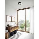 Nordlux LED Au�enwandleuchte AVA SMART LIGHT, IP54, 9.5W 2700K 600lm 160�, Bluetooth steuerbar, dimmbar, schwarz / Abdeckung mat
