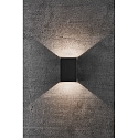 Nordlux LED Au�enwandleuchte FOLD 10, IP54, 2x 3.5W 3000K 250lm 205�, Schwarz