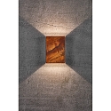 Nordlux LED Au�enwandleuchte FOLD 15, Up/Down, IP54, 10W 3000K 200lm 2x 120�, Corten
