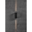 LED Wandleuchte ASBOL KUBI LED Au�enleuchte, 2x 5W, 3000K, 2x 370lm, IP44, schwarz