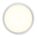 Nordlux Outdoor Aufbau-Au�enleuchte CUBA ENERGY, rund, 11W, 3000K, 700lm, IP54, wei�, Glas opal wei�, Wei� / Glas opal
