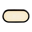 Outdoor Aufbau-Au�enleuchte CUBA ENERGY OVAL, IP54, 20.5 x 10cm, 7W 3000K 700lm, Schwarz / Glas opal