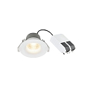 downlight STARKE round IP20, glossy, white dimmable