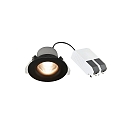LED Downlight STAKE Einbauleuchte, rund, 6,1W, 2700K, 450lm, IP20, dimmbar, schwarz