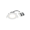 Nordlux LED Downlight SIEGE Einbauleuchte, 4,7W, 3000K, 345lm, IP65, dimmbar, wei�