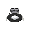Nordlux Outdoor LED Einbau-Downlight DON SMART, IP65, 4.7W RGB + 2200-6500K 320lm, Bluetooth steuerbar, dimmbar, schwarz