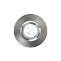 Nordlux Outdoor LED Einbau-Downlight DON SMART, IP65, 4.7W RGB + 2200-6500K 320lm, Bluetooth steuerbar, dimmbar, nickel geb�rstet
