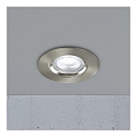 Nordlux Outdoor LED Einbau-Downlight DON SMART, IP65, 4.7W RGB + 2200-6500K 320lm, Bluetooth steuerbar, dimmbar, nickel geb�rstet