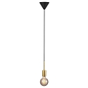 Pendelleuchte PACO, 1-flammig, E27, Messing
