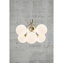 Nordlux Pendant luminaire IVONA, 6 flames, E27, brass