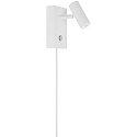 LED Wall luminaire OMARI, 3,2W, 2700K, white